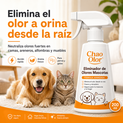 Chao olor® Eliminador de Olores Mascotas