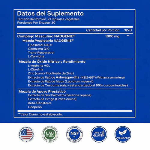NAD+Vitalidad Masculina