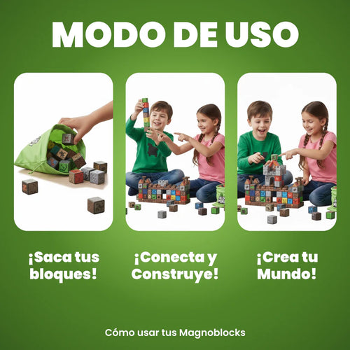 Bloques Magnéticos - Diversión Real