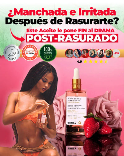 AFTER SHAVE TRULY ORIGINAL | Aclara, hidrata y repara tu piel tras cada depilación